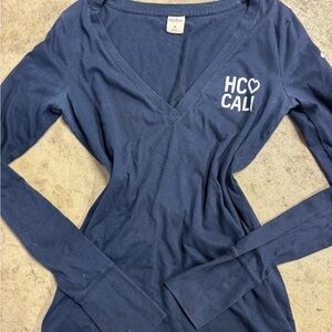 Vintage Hollister Navy Blue Long Sleeve